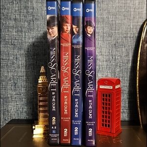 Miss Scarlet and the Duke 4 Seasons dvds